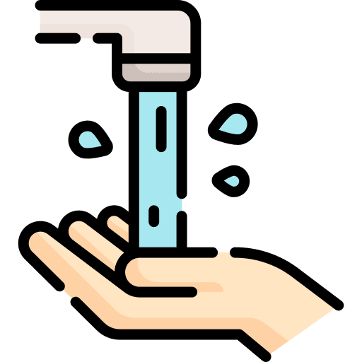 Hand washing bathing tap water tap icon