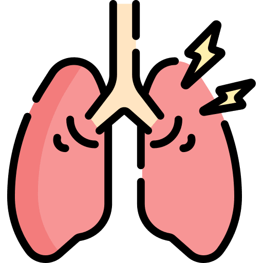 Pneumonia organ health pneumonia icon