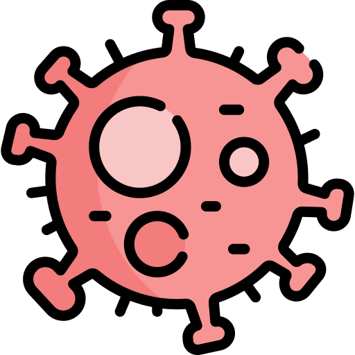 Virus covid 19 virus biology icon