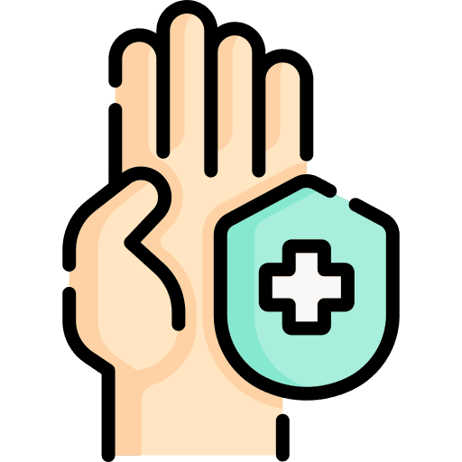 Hand washing hand washing sterilization healthcare and medical icon