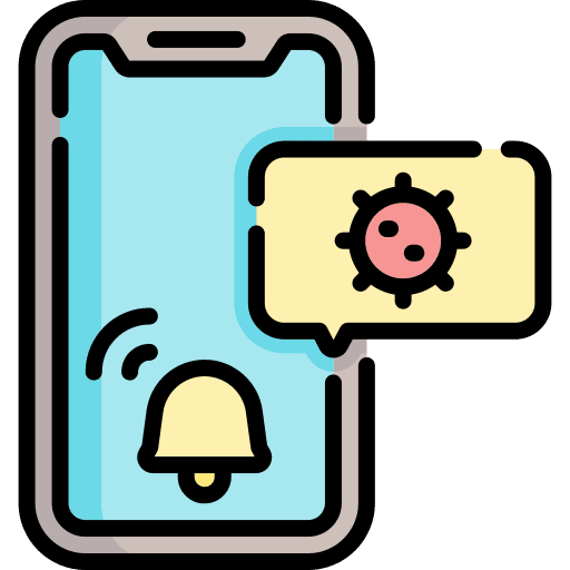 Medical app smartphone mobile app notification icon