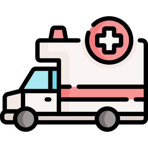 Ambulance vehicle transport ambulance icon