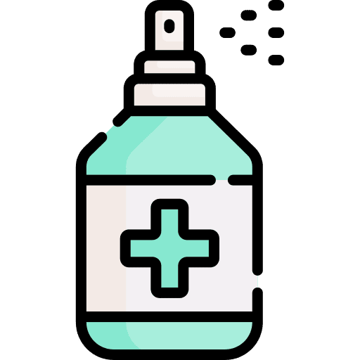 Antibacterial alcohol gel spray spray bottle icon