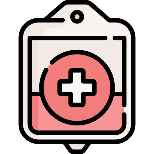 Blood bag blood donation iv bag miscellaneous icon