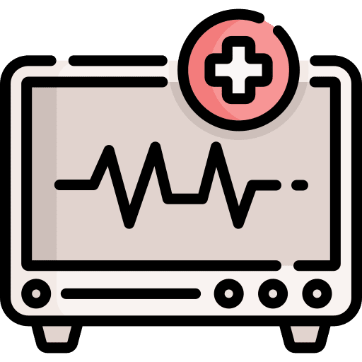 Cardiogram electrocardiogram health hospital icon