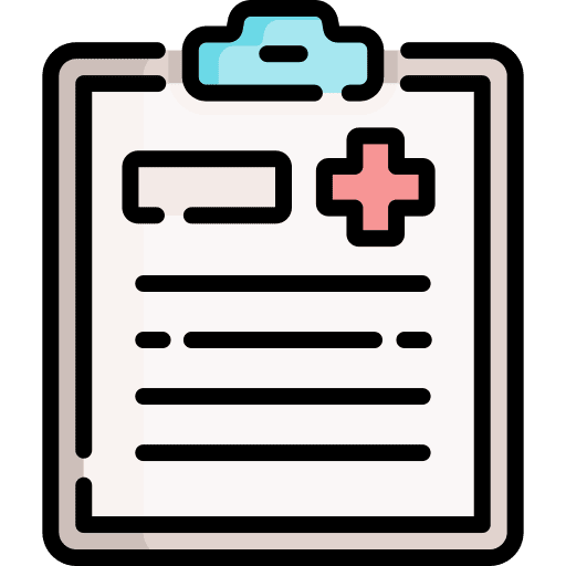 Medical report medical report hospital health clinic icon