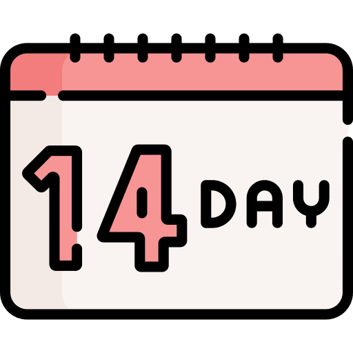 Quarantine time and date quarantine dates icon