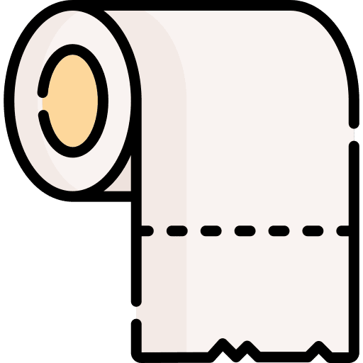 Toilet paper miscellaneous roll out healthcare and medical icon