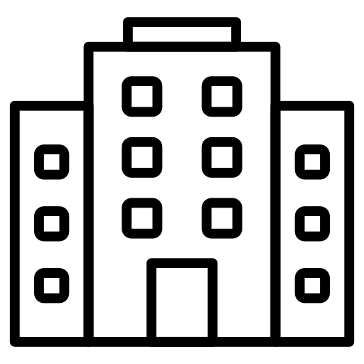 Hotels travel buildings hotel service icon