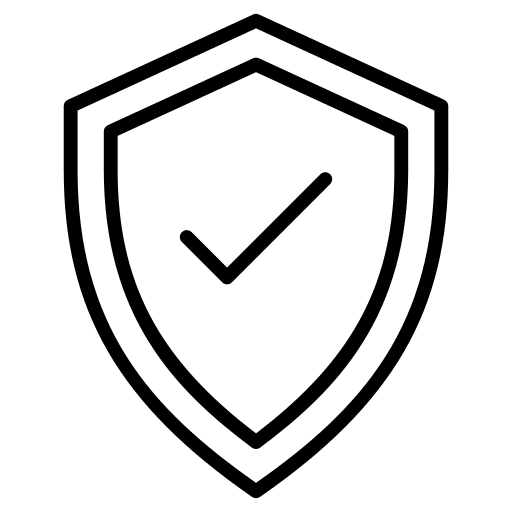 Shield protection security shield icon