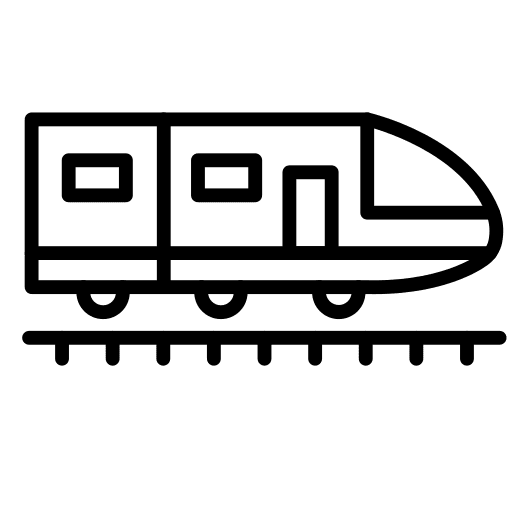 Subway railway transport transportation icon Subway railway transport transportation icon