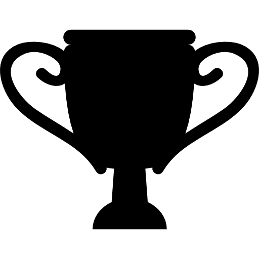 Football championship trophy variant award football award football icon