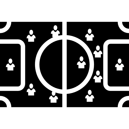 Football players on field field football football players icon