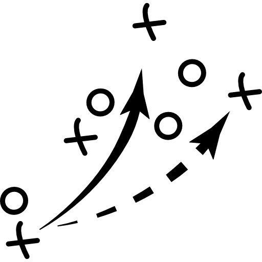 Football sketch for practice practicing sketches sportive icon