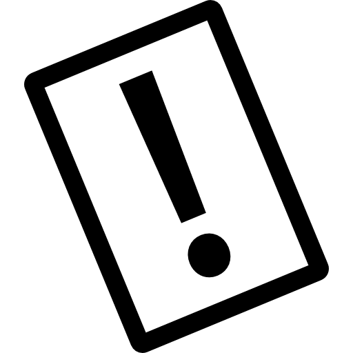 Football yellow warning card cards yellow foul icon