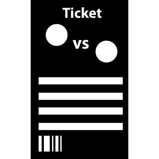 Football signal of a game announcement of one team vs other sports signals equipment icon