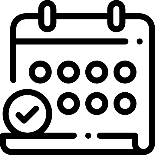 Appointment days month time icon