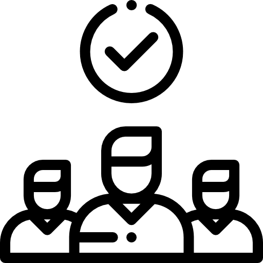 Hired human resources boss users icon Hired human resources boss users icon