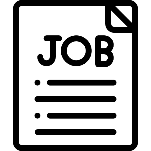 Contract cv professions and jobs curriculum icon Contract cv professions and jobs curriculum icon