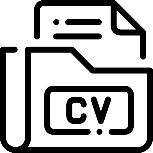 Curriculum professions and jobs portfolio personal profile icon Curriculum professions and jobs portfolio personal profile icon