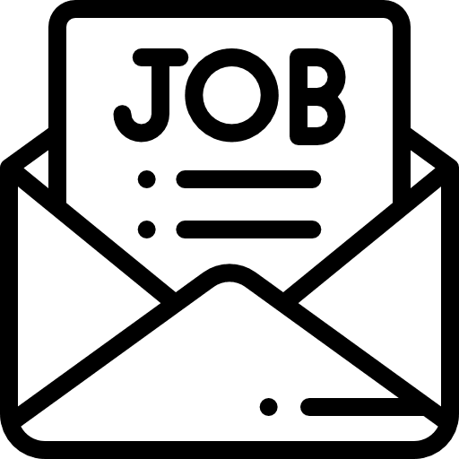 Job envelope job hired icon Job envelope job hired icon