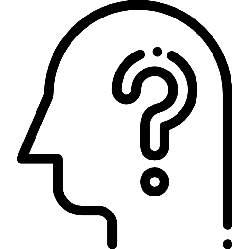 Thinking undefined question wondering icon Thinking undefined question wondering icon