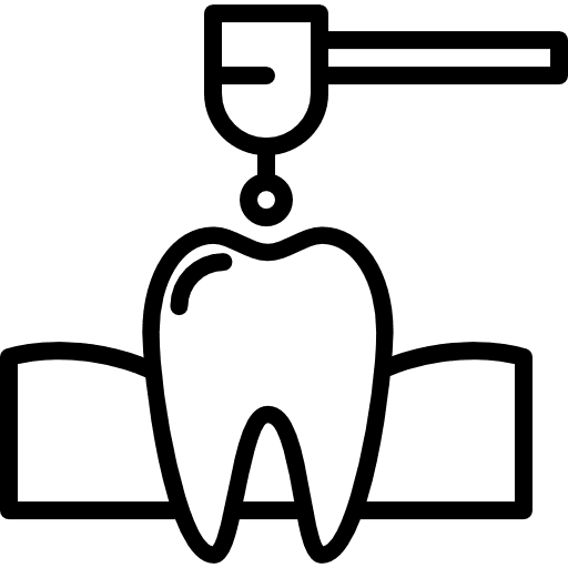 Tooth medical healthcare and medical odontology icon