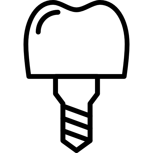 Implants dentist health care health clinic icon