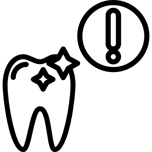 Tooth dental premolar medical icon