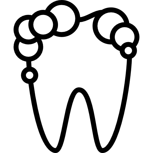 Tooth healthcare and medical dentist premolar icon