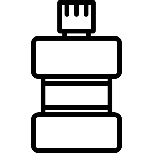 Mouthwash health hygiene ammonia icon