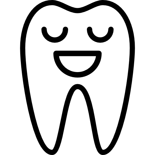 Tooth caries medical dental icon