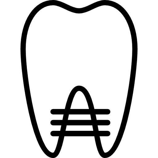 Tooth odontology dentist healthcare and medical icon