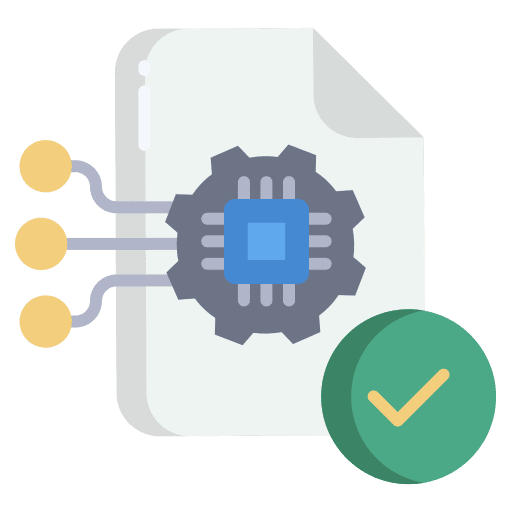 Document document hacked technology icon Document document hacked technology icon