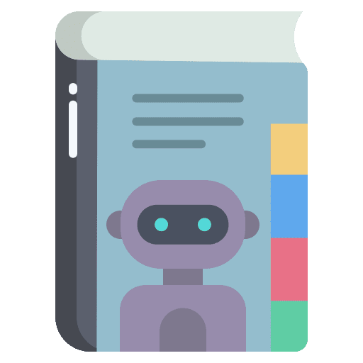 Book text format learn manual icon Book text format learn manual icon