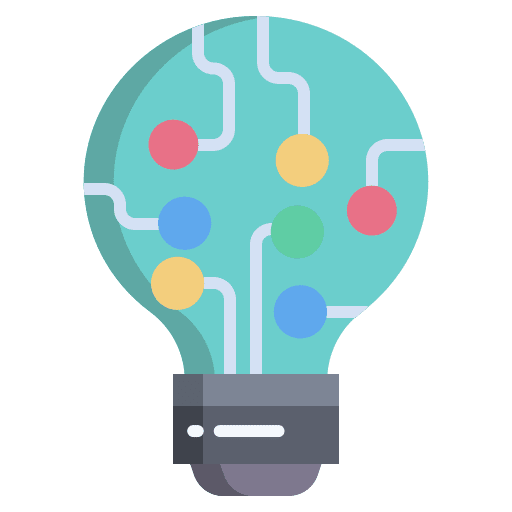 Bulb power process creative icon Bulb power process creative icon