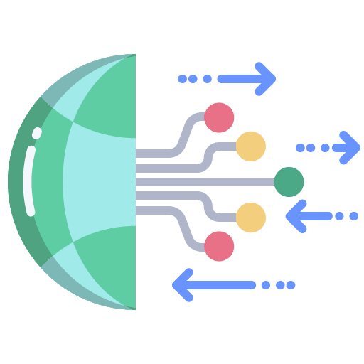 Global connect global world icon Global connect global world icon