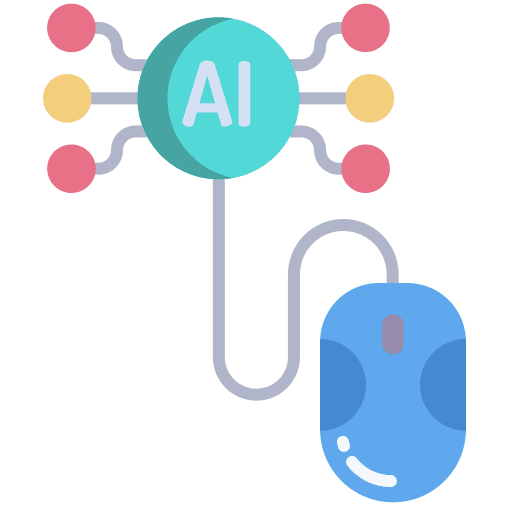 Mouse ai science click icon Mouse ai science click icon