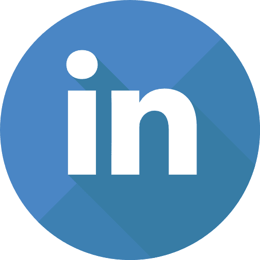 Linkedin social network brand in icon