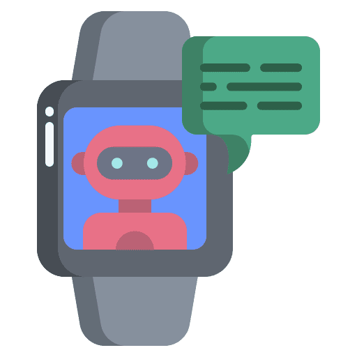 Smart watch smart smart watch robot icon Smart watch smart smart watch robot icon