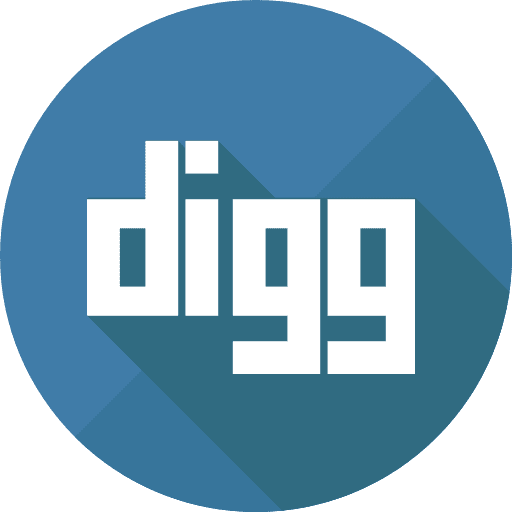 Digg logotype brand social media icon Digg logotype brand social media icon