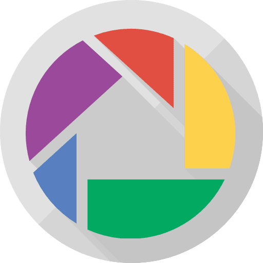 Picasa logotype brand social media icon Picasa logotype brand social media icon