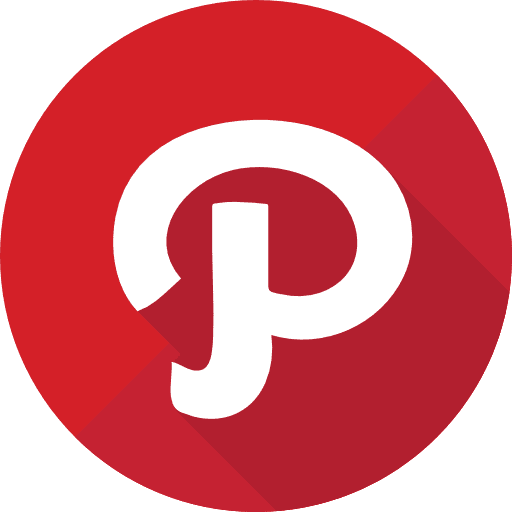 Pinterest social network social media brand icon Pinterest social network social media brand icon