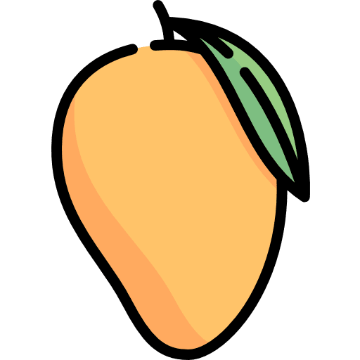 Mango vegan healthy food food icon