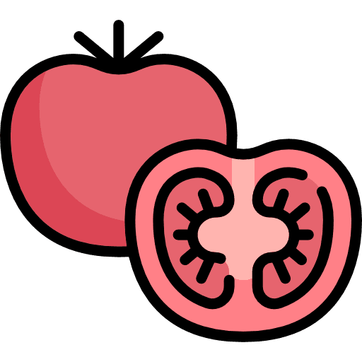 Tomato vegan organic vegetarian icon