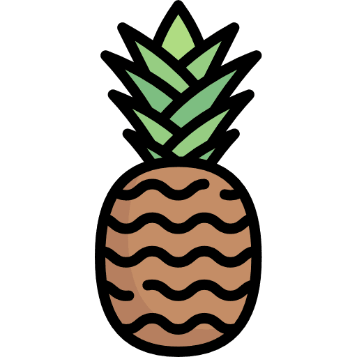 Pineapple food food and restaurant healthy food icon