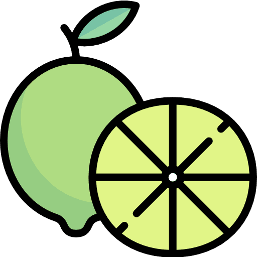 Lime vegetarian fruit food and restaurant icon