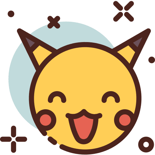 Avatar gaming pikachu character icon