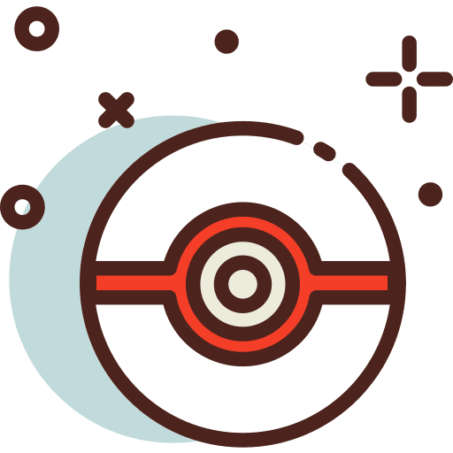 Gaming gaming video game pokeball icon