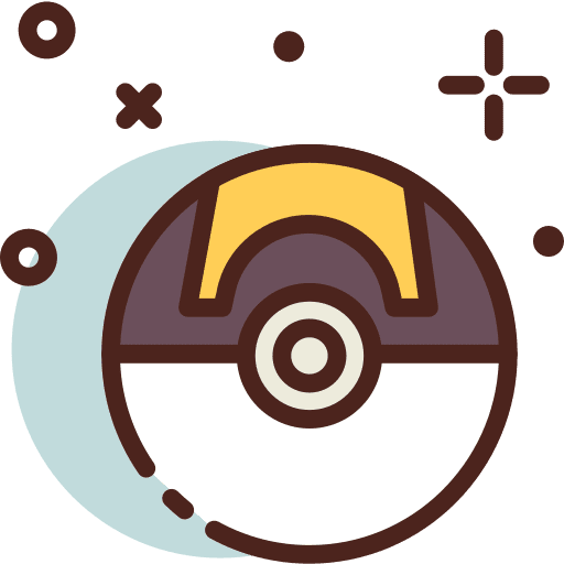 Gaming nintendo video game pokeball icon